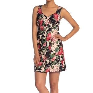 Anna Sui Rose Garland Shift Dress
